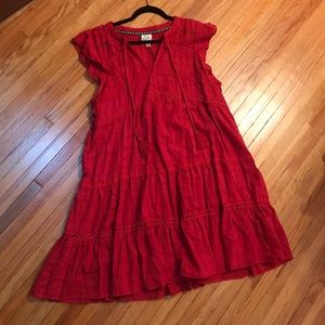 NWT Knox rose red dress size XL